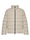 Bogner Zip Puffer Jacket In Neutral