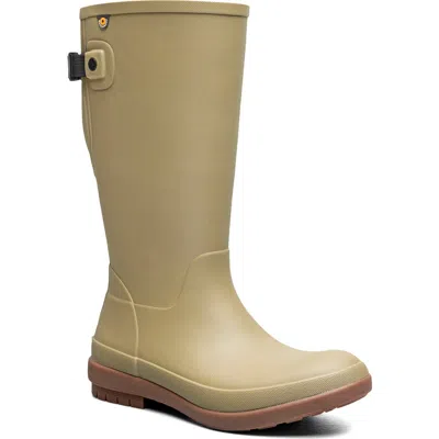 Bogs Amanda Ii Tall Waterproof Adjustable Calf Rain Boot In Brown