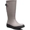 Bogs Amanda Ii Tall Waterproof Rain Boot In Taupe Grey