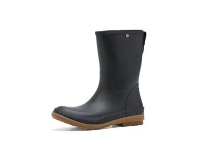 Bogs Amanda Plush Ii Mid Women's Rain Boots Black: 7 M, Rubber