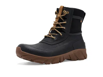 Bogs Arcata Ii Lace Men's Rain Boots Black: 9 M, Rubber