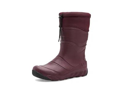 Bogs Boga Boot Tall Rain Boots Dark Cherry: Men's 10 - Women's 12 Medium, Synthetic In Red