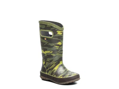 Bogs Brush Camo Rain Boot Kids' In Green/multicolor