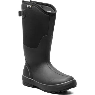 Bogs Classic Ii Adjustable Calf Waterproof Rain Boot In Black