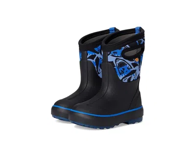 Bogs Classic Ii - Sharks (toddler/little Kid/big Kid) Kids Shoes Black : 6 Big Kid M, Synthetic