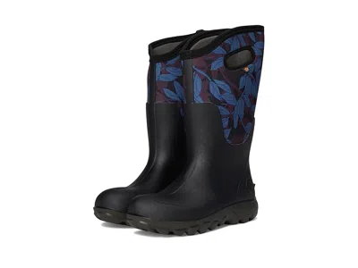 Bogs Classic Seamless Tall - Outline Leaves In Black