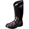 Bogs Classic Winter Blooms Tall Black / Multi 71532-009 Women's