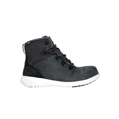 Bogs Cypress Lace Composite Safety Toe Dark Gray 78921ct-011-011 Women's In Black