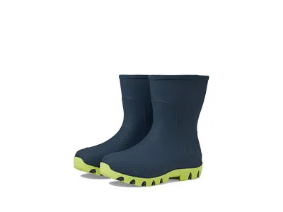 Bogs Essential Rain Mid (toddler/little Kid/big Kid) Kids Shoes Navy : 6 Big Kid M, Rubber In Blue