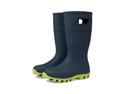 Bogs Essential Rain Tall (toddler/little Kid/big Kid) Kids Shoes Navy : 4 Big Kid M, Rubber In Blue