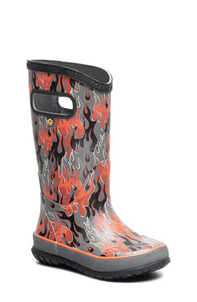 Bogs Kids'  Glitter Waterproof Rain Boot In Multi