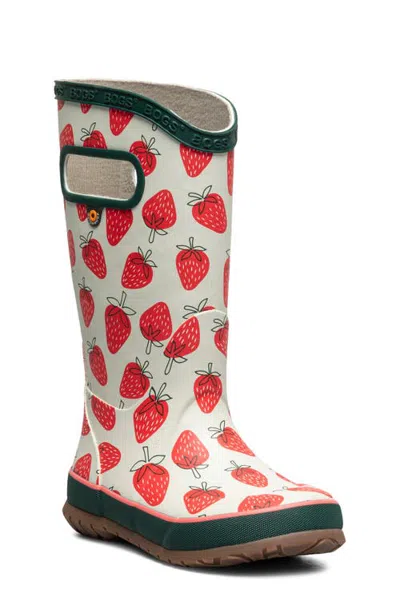 Bogs Kids'  Glitter Waterproof Rain Boot In Black