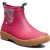 Bogs Harper Waterproof Chelsea Rain Boot In Pink