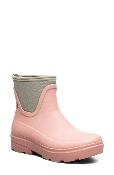 Bogs Hazel Waterproof Chelsea Rain Boot In Pink