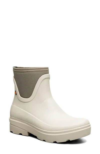 Bogs Hazel Waterproof Chelsea Rain Boot In White