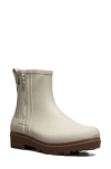Bogs Holly Zip Waterproof Rain Boot In Oatmeal