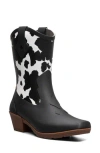 Bogs Jolene Mid Deco Waterproof Rain Boot In Black