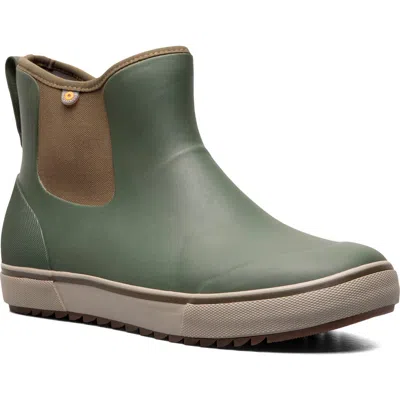 Bogs Kicker Chelsea Waterproof Rain Boot In Dark Green Multi