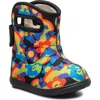 Bogs Kids' Baby  Ii Rainbow Planet Insulated Rain Boot In Animal Print
