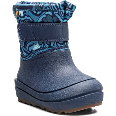 Bogs Kids' Baby Snow Shell Waterproof Boot In Blue