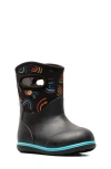 Bogs Classic Neon Dino Boot In Black Multi
