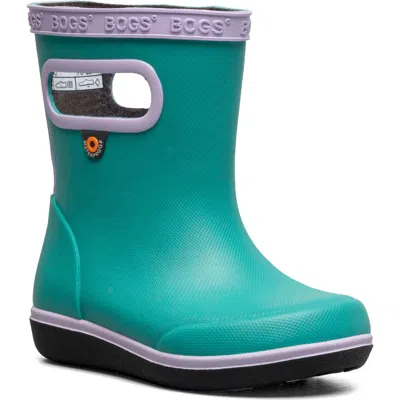 Bogs Kids' Skipper Ii Waterproof Rain Boot In Teal