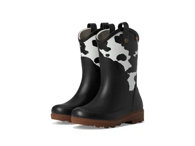 Bogs Lil' Jolene (toddler/little Kid/big Kid) Kids Shoes Black/white : 6 Big Kid M, Rubber/textile In Multi