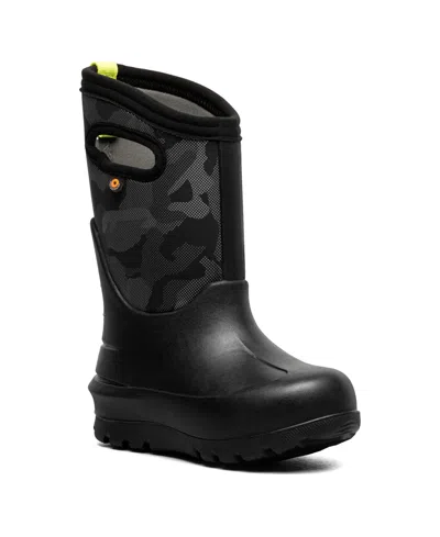 Bogs Kids' Little And Big Boys Neo Classic Boot In Black Camo