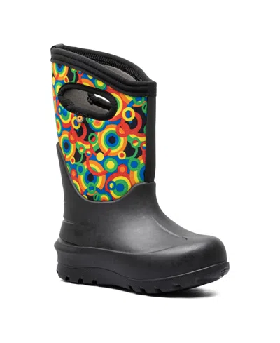 Bogs Kids' Little And Big Boys Neo Classic Boot In Black Multi