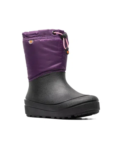 Bogs Kids' Little And Big Boys Snow Shell Boot In Purple Multi