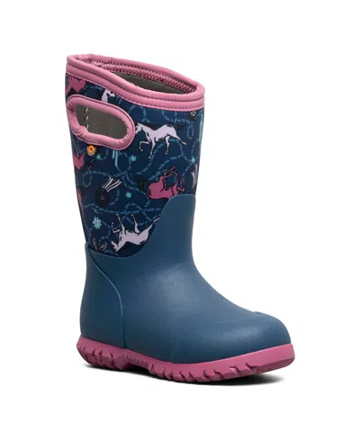 Bogs Kids' Little And Big Girls York Boot In Blue Opal