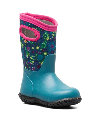 Bogs Kids' Little And Big Girls York Boot In Indigo Multi