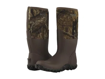 Bogs Madras Camo Men's Boots Mossy Oak: 7 D - Medium, Rubber In Brown