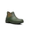 Bogs Sauvie Waterproof Chelsea Boot In Dark Green