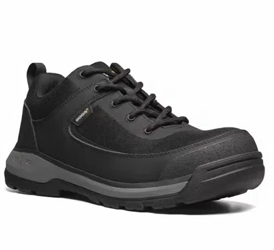 Bogs Men's Shale Low Safety Shoes In Black