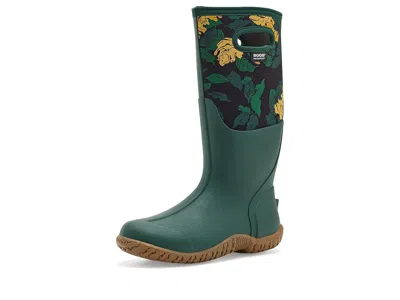 Bogs Mesa Roses Women's Rain Boots Pine: 7 M, Rubber