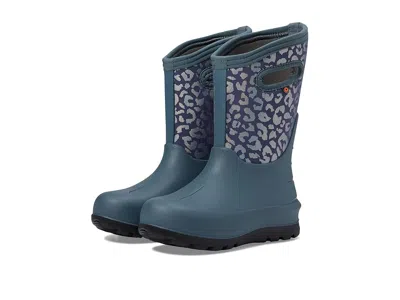 Bogs Neo Classic Metallic Leopard (toddler/little Kid/big Kid) Kid's Shoes Misty Gray : 5 Big Kid M, Rubb
