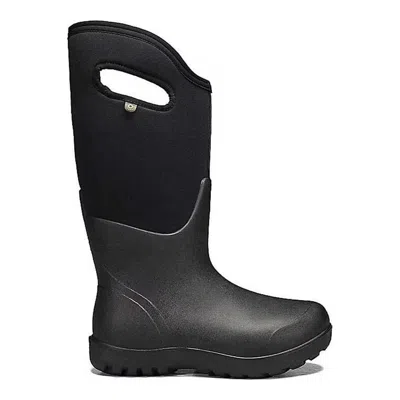 BOGS NEO CLASSIC TALL WIDE CALF 72561W-001 BLACK SNOW BOOTS ZAP849
