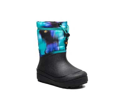 Bogs Northern Lights Snow Shell Boot Kids' In Black/multicolor