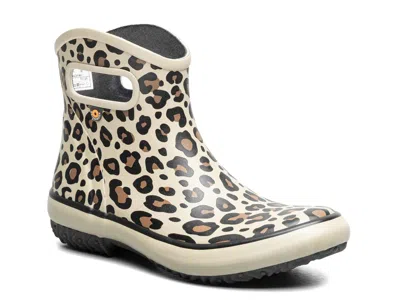 Bogs Patch Ankle Leopard Rain Boot In Animal Print