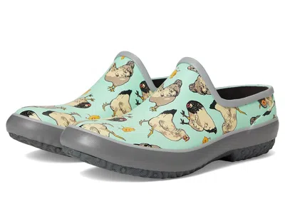 Bogs Patch Clog Chickens In Blue