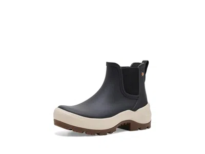 Bogs Piper Chelsea Women's Rain Boots Black: 10 M, Rubber