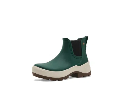 Bogs Piper Chelsea Women's Rain Boots Dark Turquoise: 8 M, Rubber