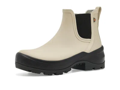 Bogs Piper Chelsea Women's Rain Boots Oatmeal: 11 M, Rubber
