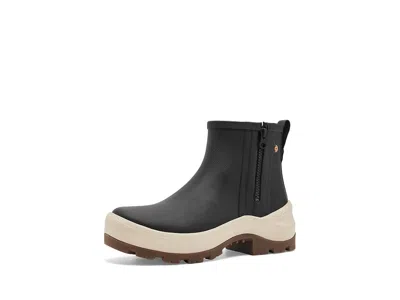 Bogs Piper Zip Women's Rain Boots Black: 9 M, Rubber