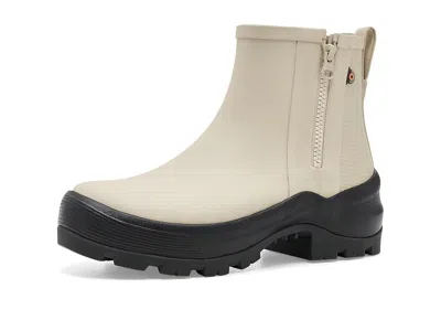 Bogs Piper Zip Women's Rain Boots Oatmeal: 8 M, Rubber