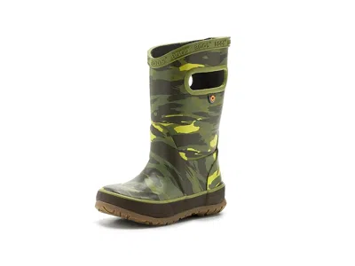 Bogs Rain Boot Brush Camo (little Kid/big Kid) Kids Shoes Green : 7 Little Kid M, Rubber