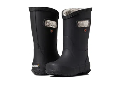 Bogs Rain Boot Plush (toddler/little Kid/big Kid) Kids Shoes Black : 3 Little Kid M