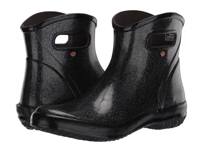 Bogs Rain Boots Ankle Glitter In Black