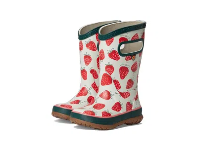 Bogs Rainboot Strawberries (toddler/little Kid/big Kid) Kids Shoes Moss : 6 Big Kid M, Rubber In Green